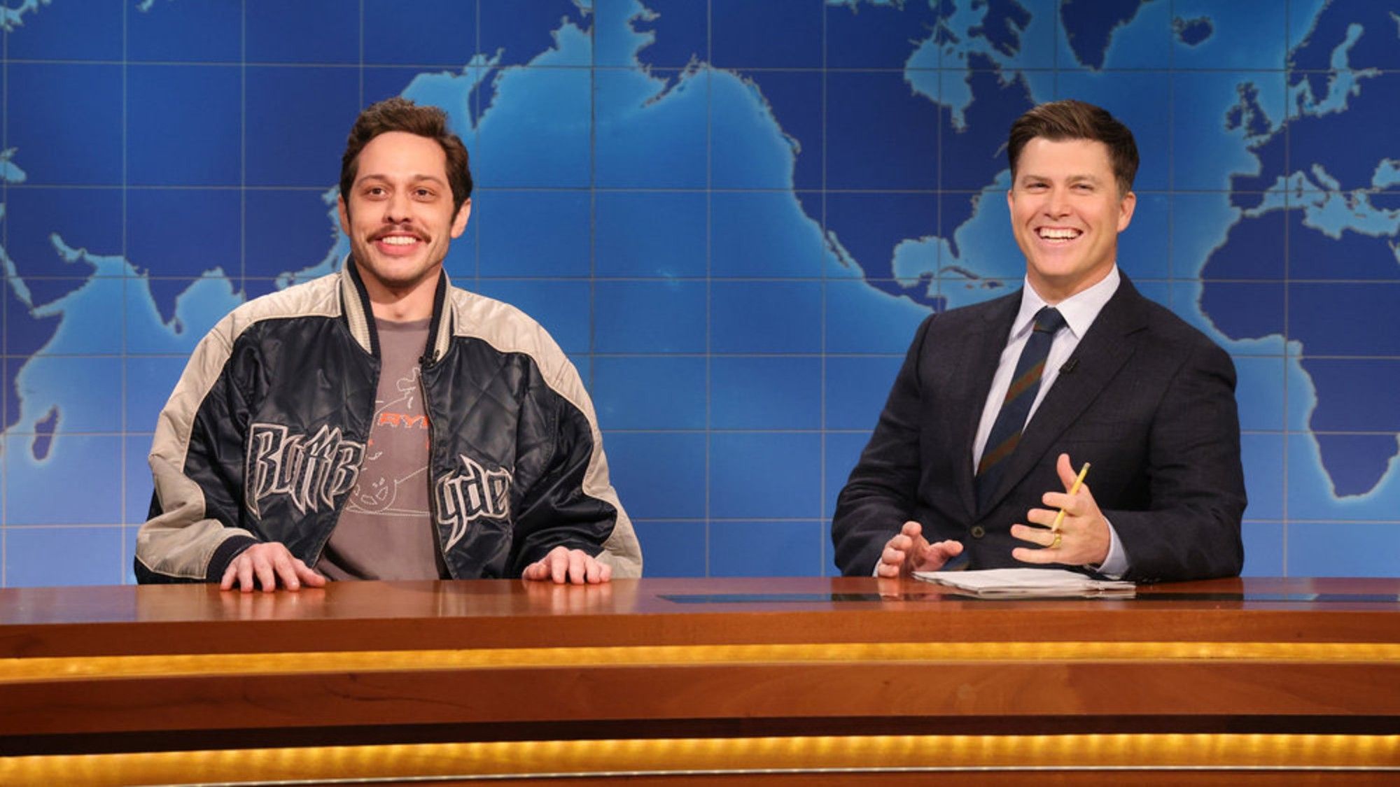 Pete Davidson、Colin JostとStaten Island Ferryの仕事獲得後、ブランド通りのコメントを披露